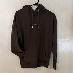 Abercrombie & Fitch Dark Brown Relaxed Soft A&F Fleece Hoodie